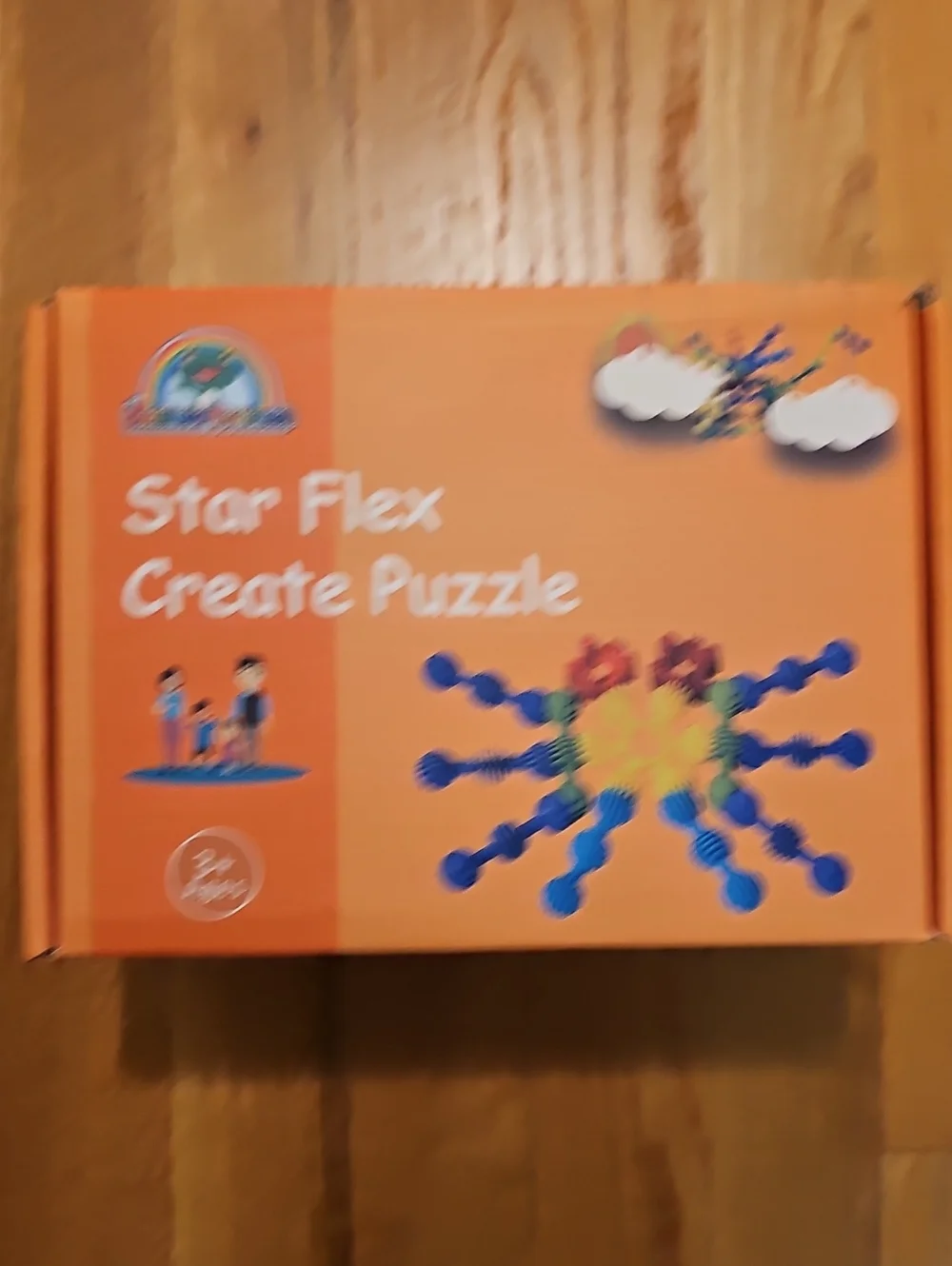 Star Flex Create Puzzle - Orange Kids Construction Toy